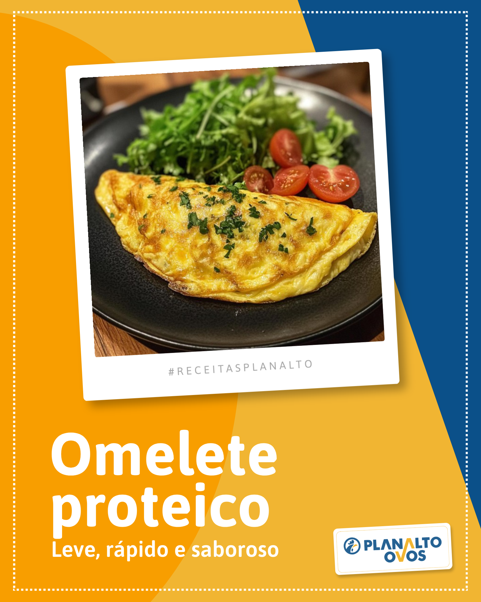 Omelete proteico capa